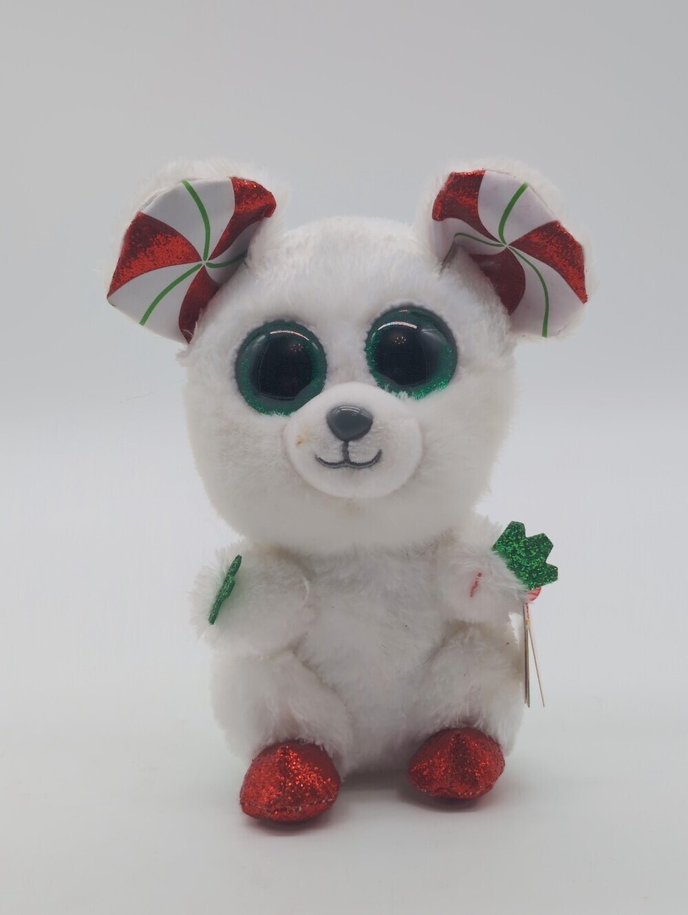 Ty Beanie Boos Chimney The Christmas Mouse Plush Stuffed Animal